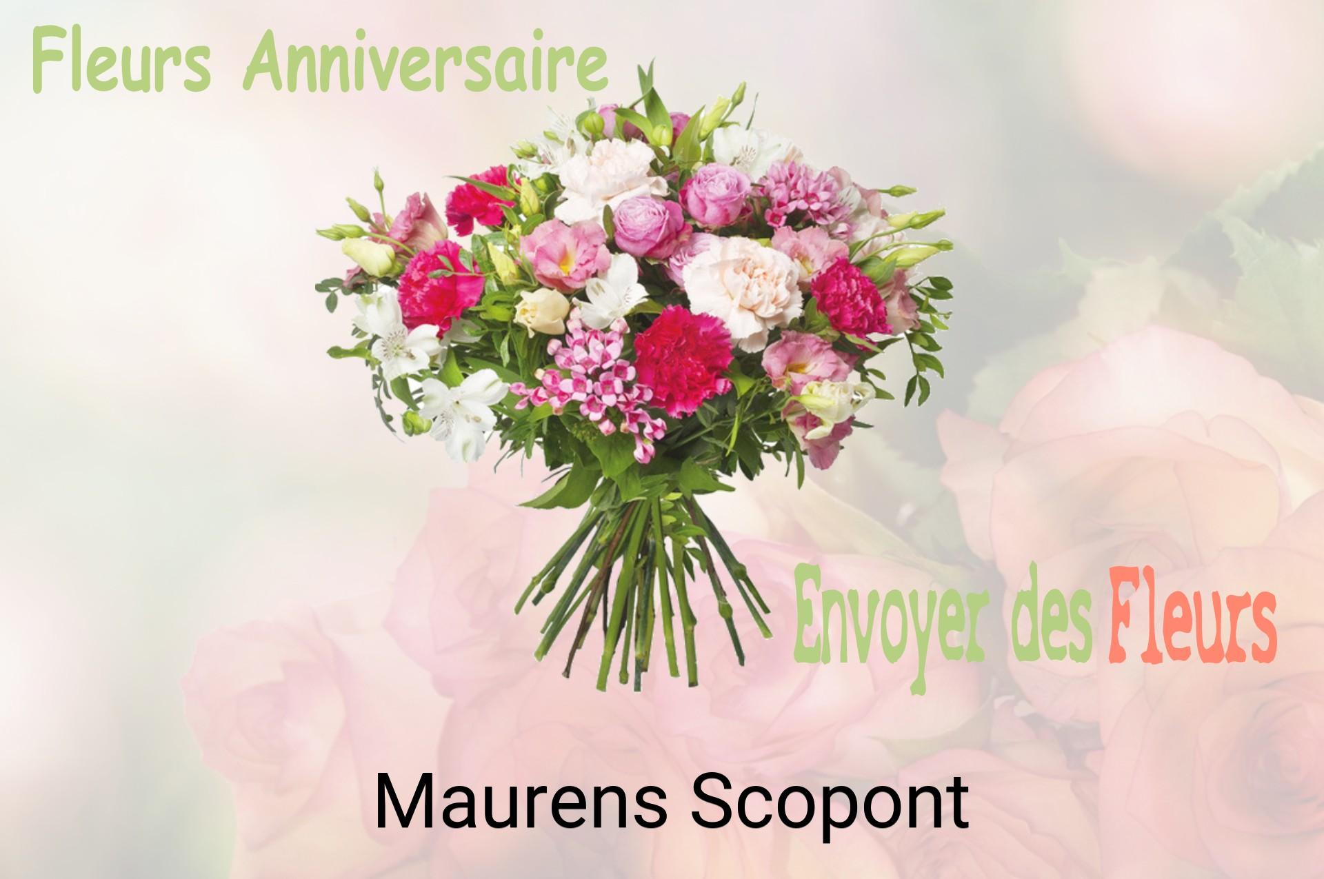 Bouquet de fleurs d’anniversaire livré à Maurens-Scopont