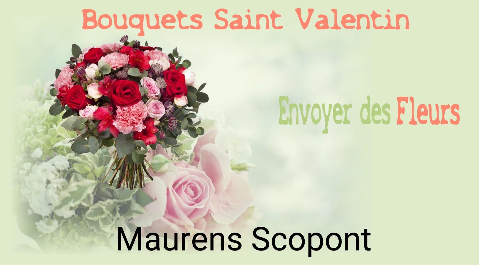 Roses de Saint-Valentin livrées à Maurens-Scopont